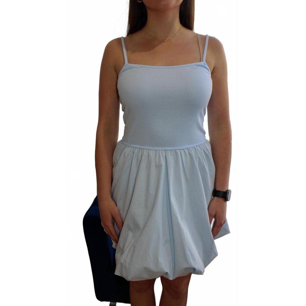 NEW NEEDII posy mini dress in baby blue